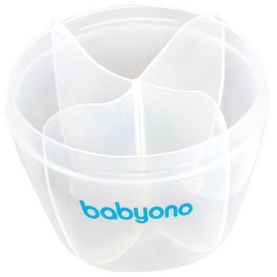 Контейнер для молочної суміші на 4 порції BabyOno 1022, Блакитний