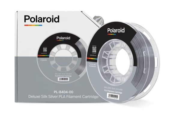 Катушка с нитью 250G PLA SILK Polaroid Filament Cartridge Silver 3D-FL-PL-8404-00