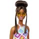 Лялька Barbie Барбі Модниця в сукні з візерунком у ромб HJT07