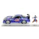 Машина металлическая Jada Уличный боец ​​Mazda RX-7 с фигуркой Чан-ли, масштаб 1:24, 8+ JADA 253255062