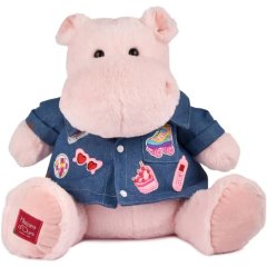Мягкая игрушка Бегемотик розовый, 20 см DouDou HO3375