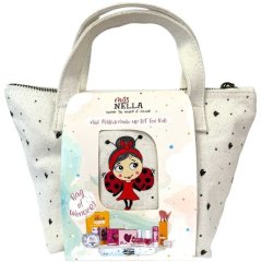 Набір дитячої косметики Miss Nella Essentials Makeup Case (4 лака для нігтів, бальзам для губ, інші аксесуари) MNEC