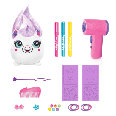 Набір DIY AIRBRUSH PLUSH Hair'iffic Зроби зачіску Принцеса з іграшковим аерографом AIR040/1