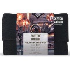 Набор маркеров SketchMarker Brush Архитектура 24 шт SMB-24ARCH