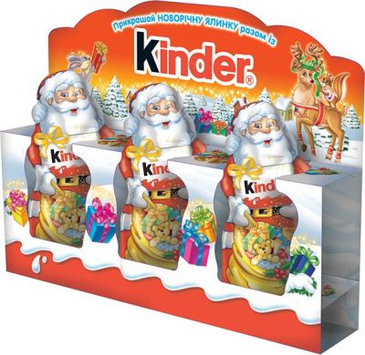 Набір новорічних фігурок Kinder 3 х 15 г 4008400511528 