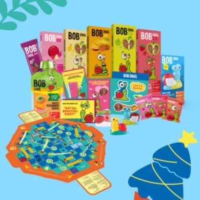 Набор продукции с игрой и игрушкой Подарочный бокс Bob Snail 300г Улитка Боб 4820287101193