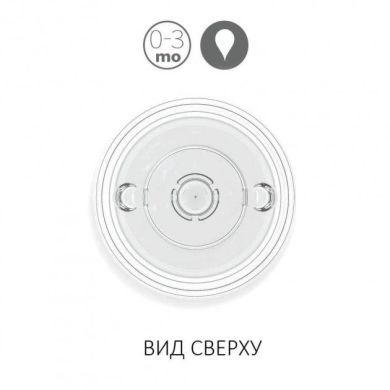 Набор сменных сосок на бутылочку Comotomo (медленный поток, 0-3 мес) Comotomo NT1-EN