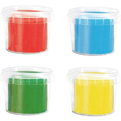 Незасихаюча маса для ліплення серії Feel good dough КОЛОРИТ (4 кольори, у пластикових баночках) Ses Creative 00511S