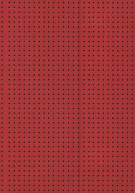 Нотатник Paper-Oh Circulo A5 червоний на чорному в лінію OH9016-8