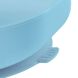 Силиконовая тарелка Beaba голубой 18 см 913430, Синий