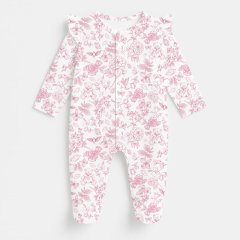 Сліп з рюшами для дівчинки із 100% бавовни Pima My Little Pie Chloe Pink 0/1 місяців (50-56) K065, 1/3 місяців (56-62), 56
