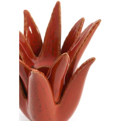 Свічник &Oslash;11,5x11,5 см CACTUS, кераміка, помаранчевий Light&Living 6061590