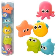Тварини 7118-NI WinFun для купання, бризкалка, 5 шт., морські мешканці, колба