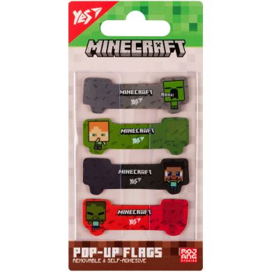 Закладки Pop-up Yes Minecraft, пластик, 80 шт 170427