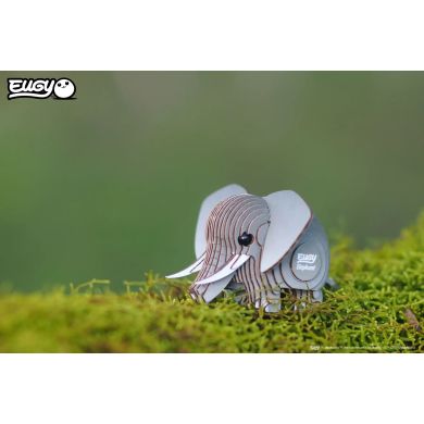 Сборная 3Д модель Зоопарк: Слон EUGY XEG-010