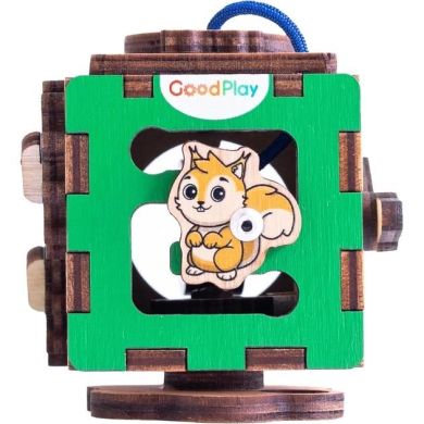 Бізікубик Звірі 5х5х5 GoodPlay К113