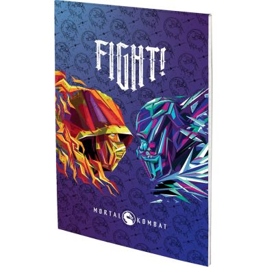 Блокнот-планшет, A5, 50 листов, клетка Mortal Kombat Kite MK22-194-2