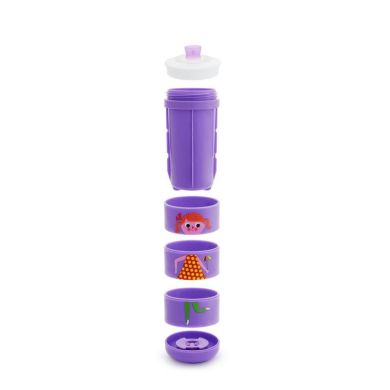 Чашка-непроливайка Munchkin Flip Straw Mighty Grip 296 мл фиолетовая 17408.02, Фиолетовый