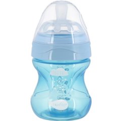 Дитяча антиколькова пляшечка Nuvita Mimic Cool 150 мл блакитна NV6012, Блакитний
