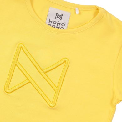 Футболка дитяча Koko Noko жовта 122 розмір E38969-37