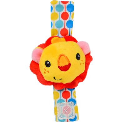 Игрушка погремушка браслет Fisher-Price GH73099 Львенок