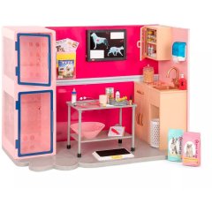 Игровой набор Ветеринарная клиника розовый, Our Generation BD35140Z