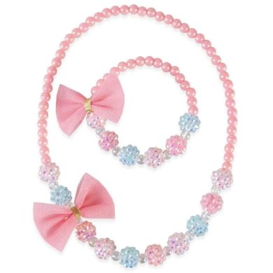 Комплект намисто+браслет Think Pink, рожевий Great Pretenders 86114