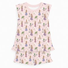Коротка піжама для дівчаток з рюшами із бавовни My Little Pie Aurora 104-110 PJ007