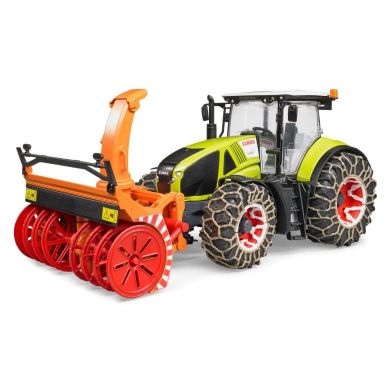 Машинка іграшкова Трактор Claas Axion 950 для прибирання снігу Bruder 03017
