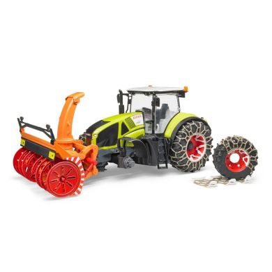 Машинка іграшкова Трактор Claas Axion 950 для прибирання снігу Bruder 03017