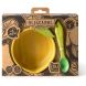 Набір дитячого посуду: миска та ложка &laquo;Лимон&raquo;, Oli&Carol W-BOWL-LEMON