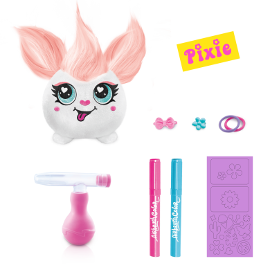 Набір DIY AIRBRUSH PLUSH Hair'iffic Зроби зачіску Піксі AIR038/2