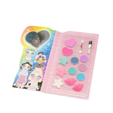 Набір для макіяжу INFLUENCER TROUSSE DOLL: тіні для вік, блиск для губ, аплікатори, дзеркало. 92003