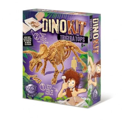 Набір Розкопок Dino Kit Трицератопс BUKI FRANCE 439TRI