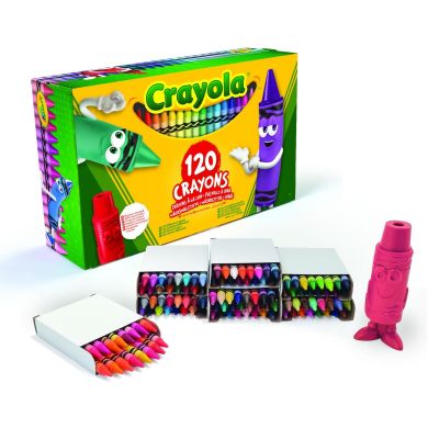Набір воскової крейди, 120 шт зі стругачкою Crayola 52-6920