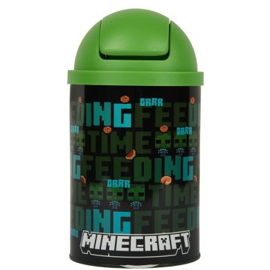 Настільний контейнер для сміття Yes Minecraft Time feeding металевий, 10*18см 708568
