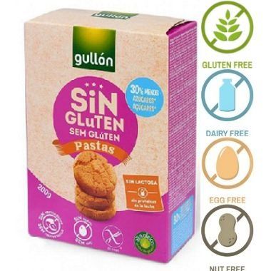 Печенье Gullon &laquo;Pastas&raquo; без глютена, 200 г T1735 8410376017359