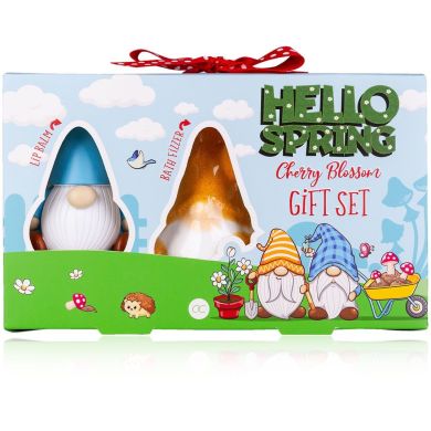 Подарунковий набір HELLO SPRING (бомбочка для ванни, бальзам для губ у формі гнома) ACCENTRA 4015953710728