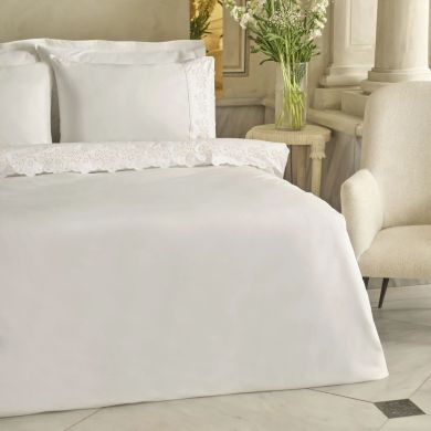 Постільна білизна Karaca Home Carmello, білий (простирадло 240x260, підковдра 200x220, 2 наволочки 50x70) 1000239908001