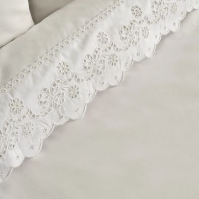 Постільна білизна Karaca Home Carmello, білий (простирадло 240x260, підковдра 200x220, 2 наволочки 50x70) 1000239908001