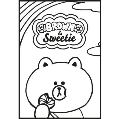Розмальовка А4 Yes Line Friends, 12 стор. YES 743220