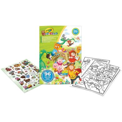 Розмальовка Улюблені казки, 96 сторінок та додатково наліпки Crayola 25-1081