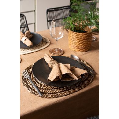 Серветки кухонні MYRNA 40x40см,(2шт), taupe Tiseco 9609TAUPE