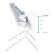 Стільчик для годування дитини Slick 0-4 роки, BabyMoov A010403, Сірий