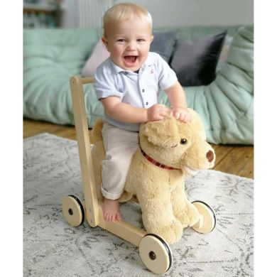 Толокар Собака Декстер, беж, 12М+ Little bird told me LB3052