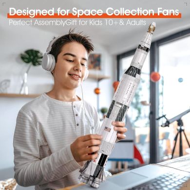 Трехмерная головоломка-конструктор NASA Ракета Аполлон Сатурн-5 Cubic Fun DS1059h