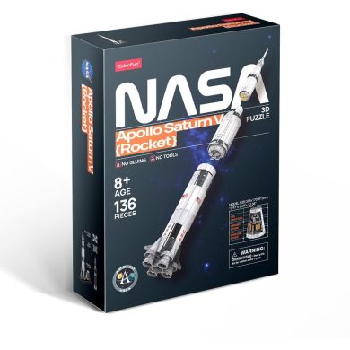 Трехмерная головоломка-конструктор NASA Ракета Аполлон Сатурн-5 Cubic Fun DS1059h