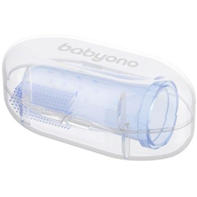 Зубна щіточка з масажом для ясен Блакитний BabyOno 723/02, Блакитний