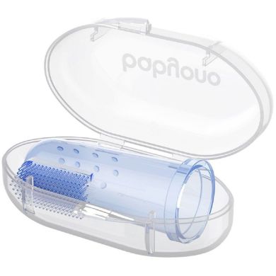 Зубна щіточка з масажом для ясен Блакитний BabyOno 723/02, Блакитний