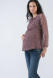 Блуза для вагітних Attesa з принтом з шифону 4481